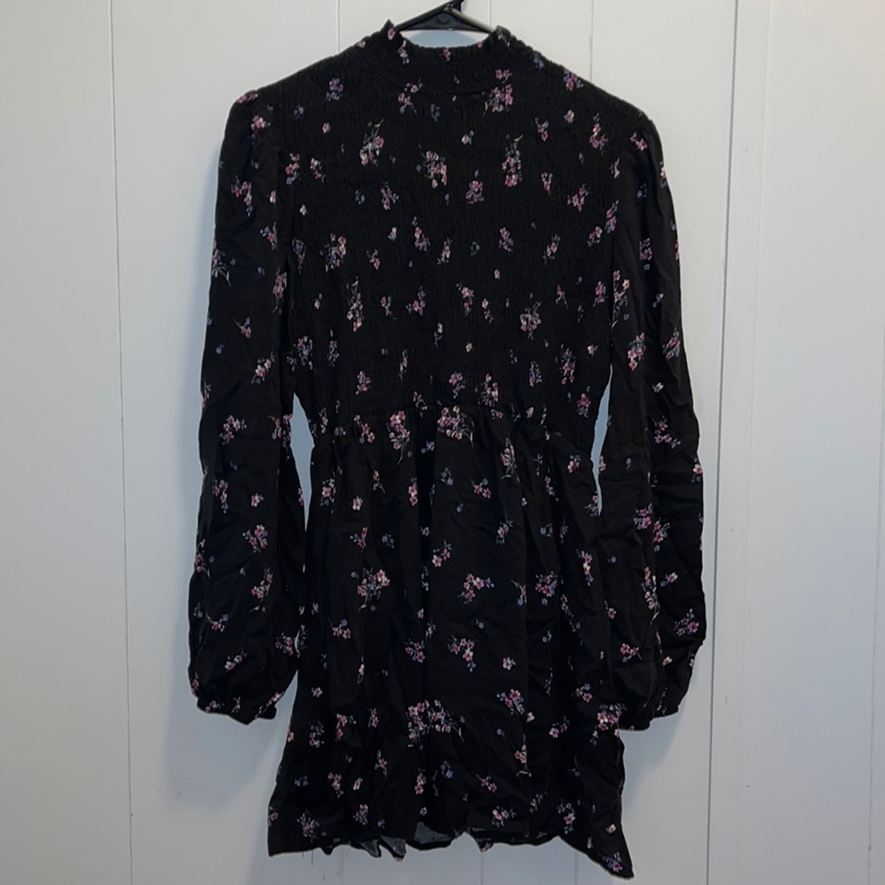 Wild Fable Smocked Mock-Neck Dress